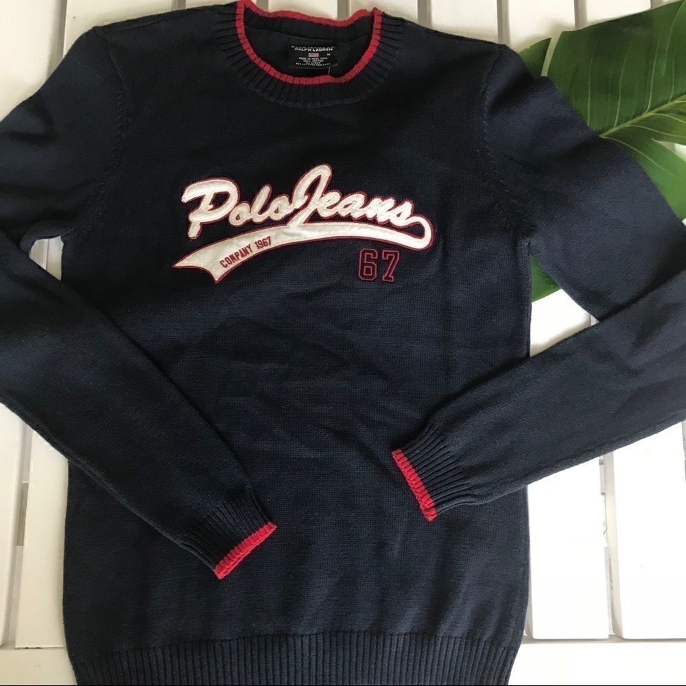 VINTAGE 2002 NWT POLO JEANS SWEATER